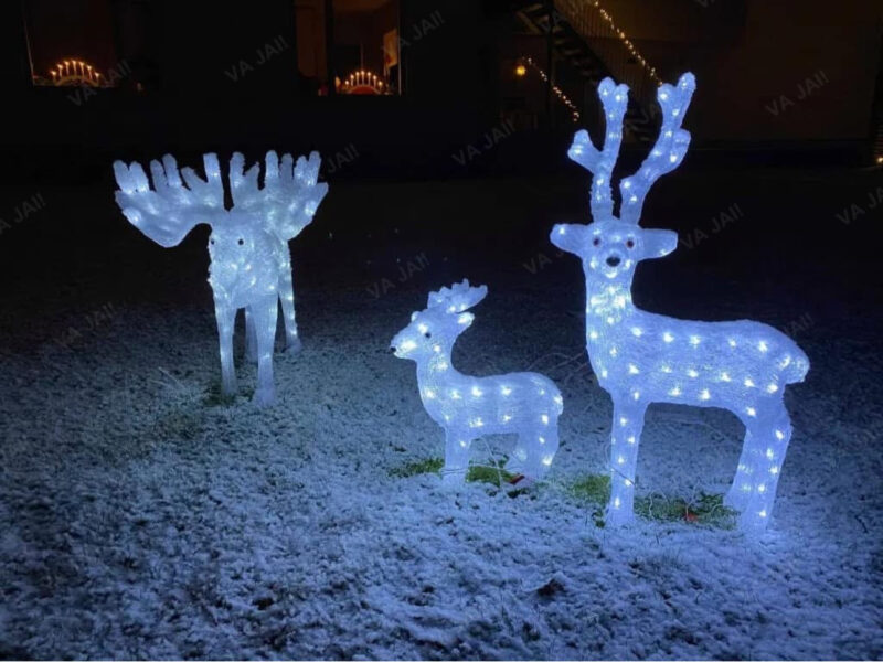 Akrilinė LED dekoracija „Älg“ - Image 4