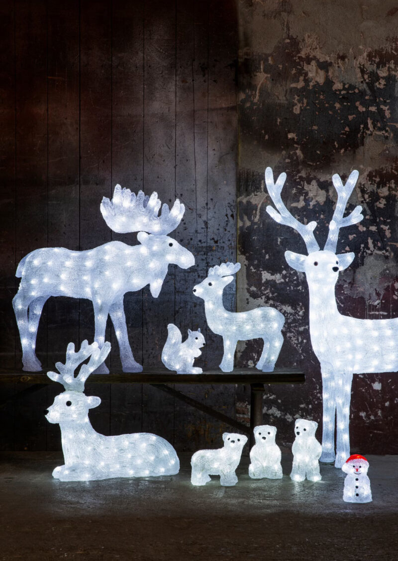 Akrilinė LED dekoracija „Älg“ - Image 11