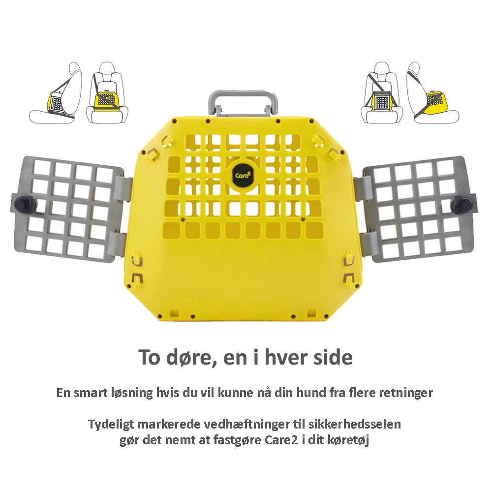 Transportavimo narvas augintiniams MimSafe Care2 Large Yellow - Image 12