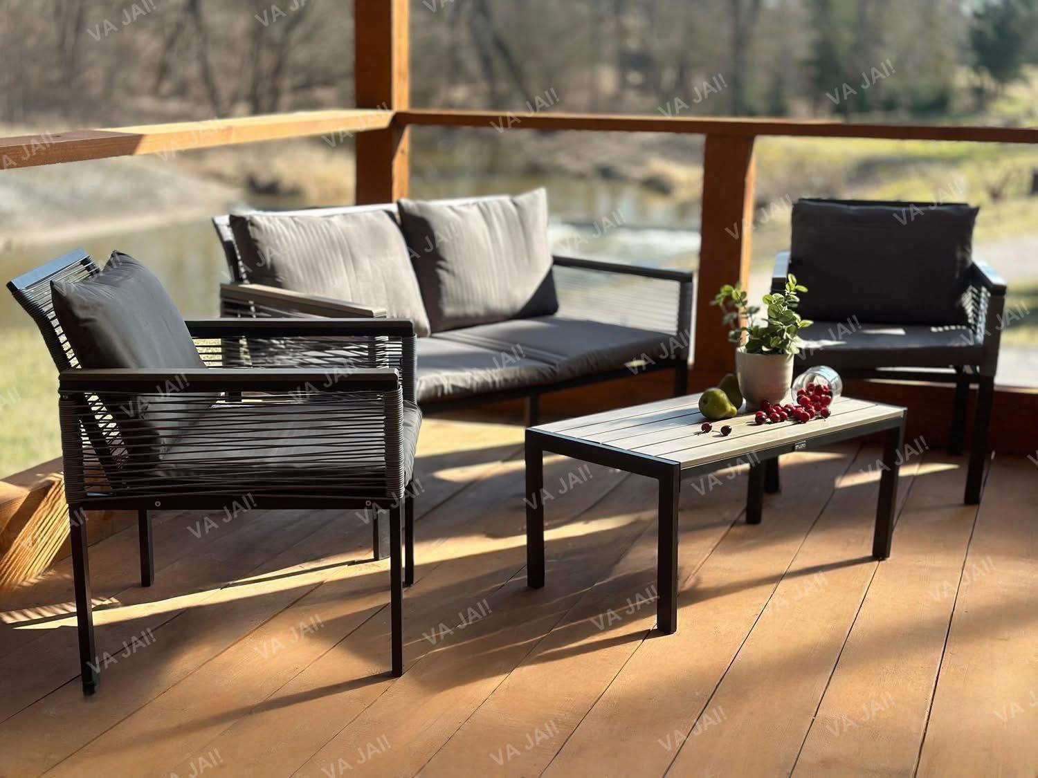 Spalbo terasinis baldų komplektas "Nordby"