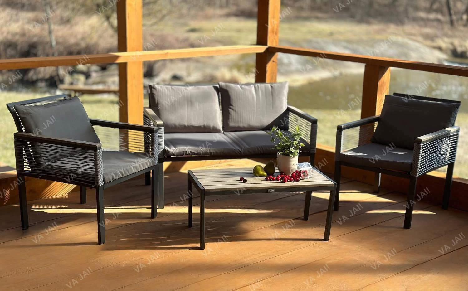 Spalbo terasinis baldų komplektas "Nordby" - Image 2