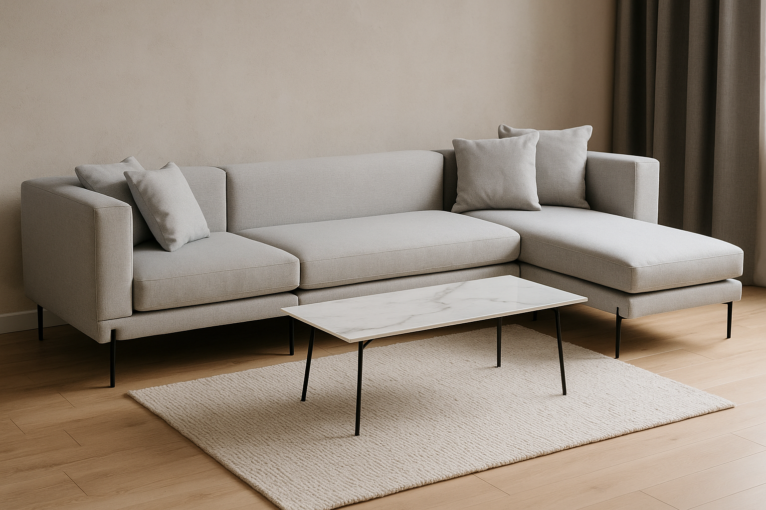 Modulinė kampinė sofa "Pika"
