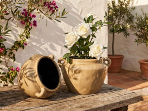 Porcelianinis vazonas „Terra“