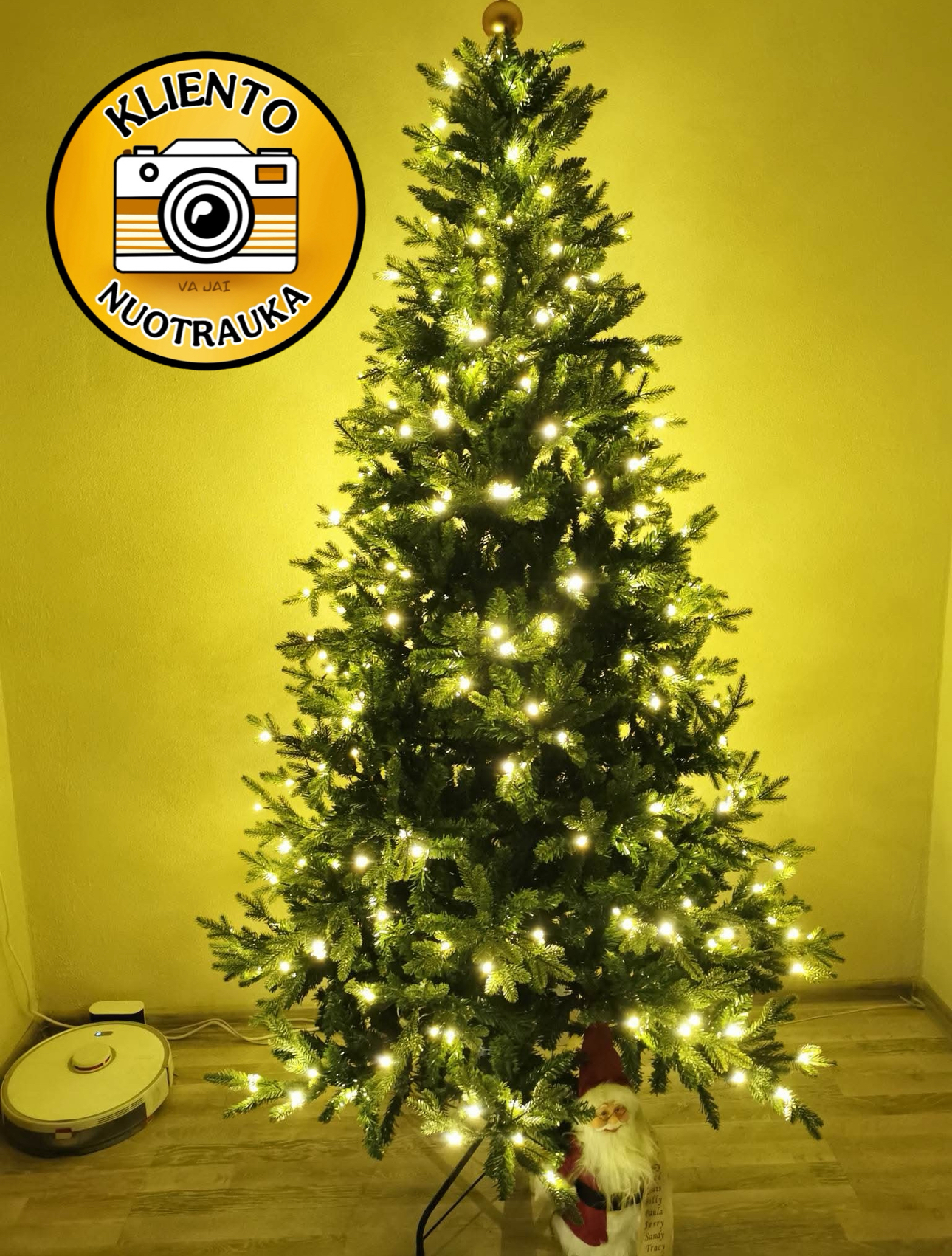 Dirbtinė eglutė su LED apšvietimu „Chamonix“ 250cm - Image 22