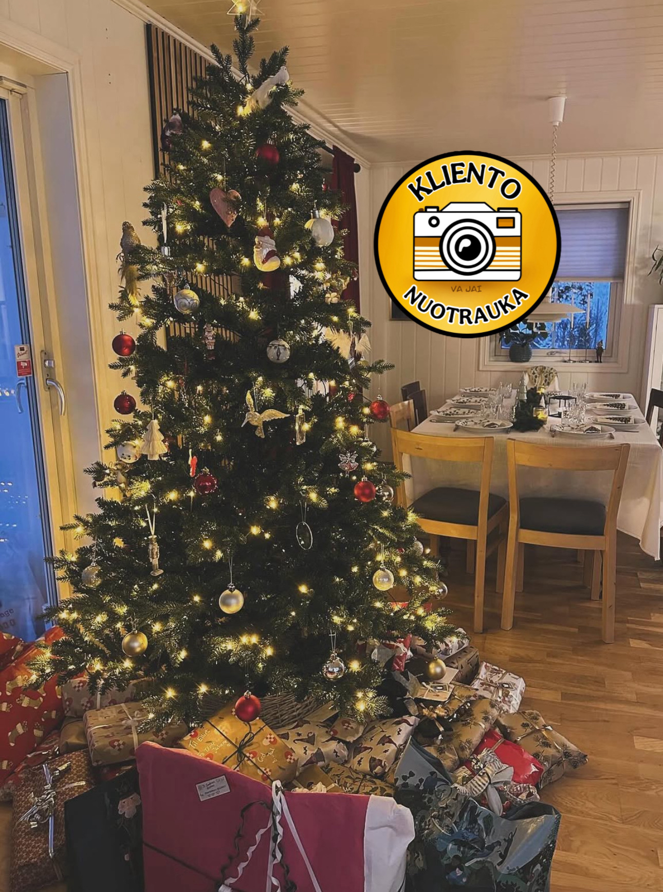 Dirbtinė eglutė su LED apšvietimu „Chamonix“ 150cm - Image 15