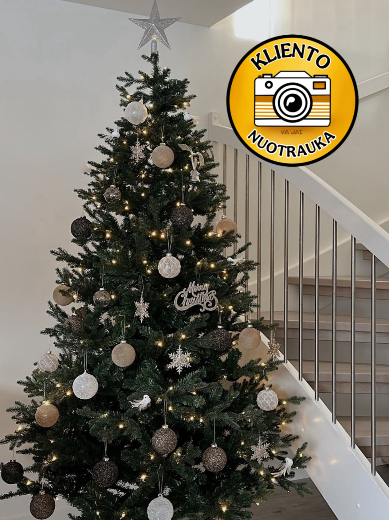 Dirbtinė eglutė su LED apšvietimu „Chamonix“ 250cm - Image 31