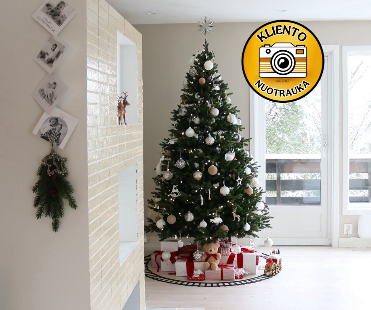 Dirbtinė eglutė su LED apšvietimu „Chamonix“ 250cm - Image 37