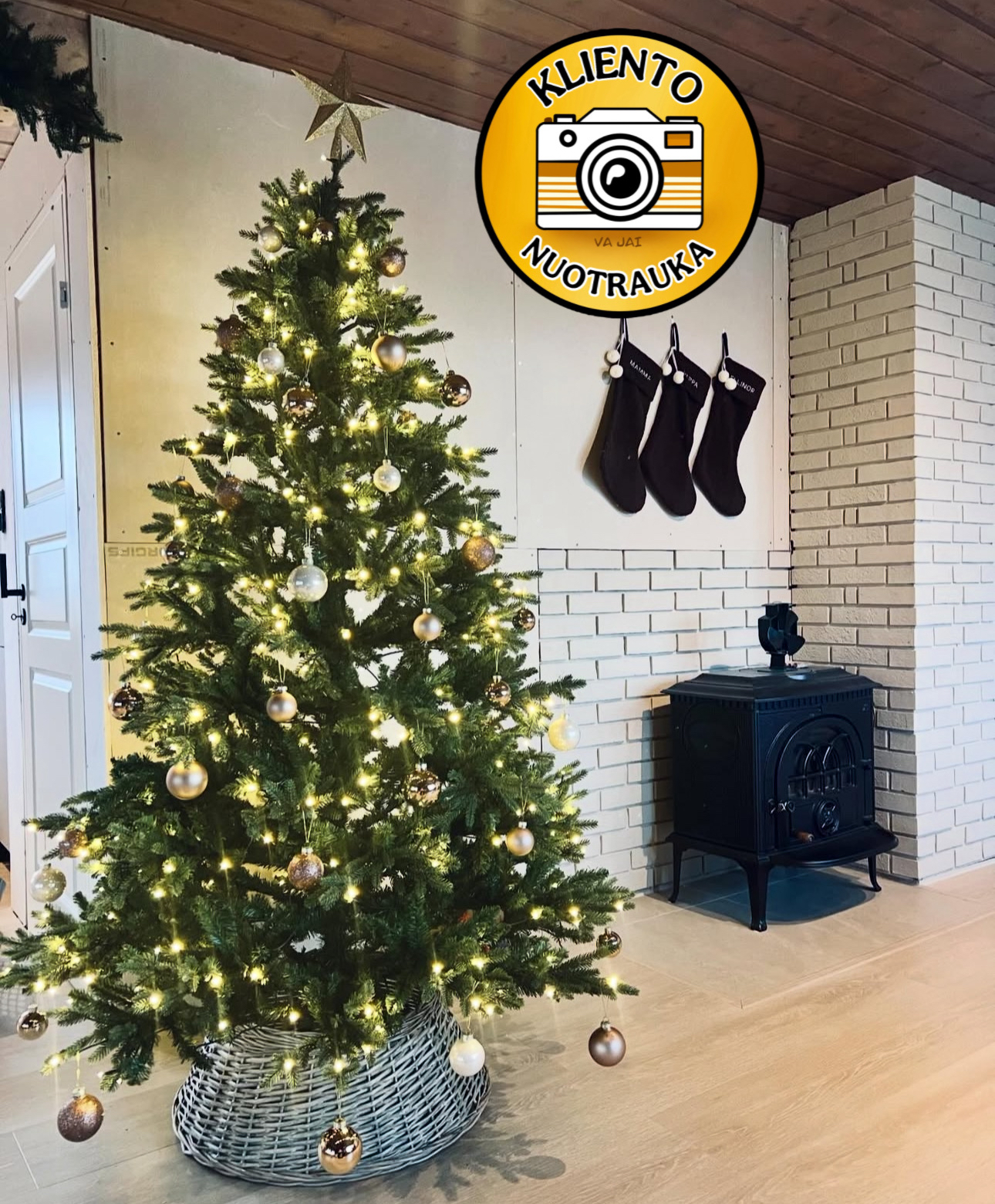 Dirbtinė eglutė su LED apšvietimu „Chamonix“ 250cm - Image 38