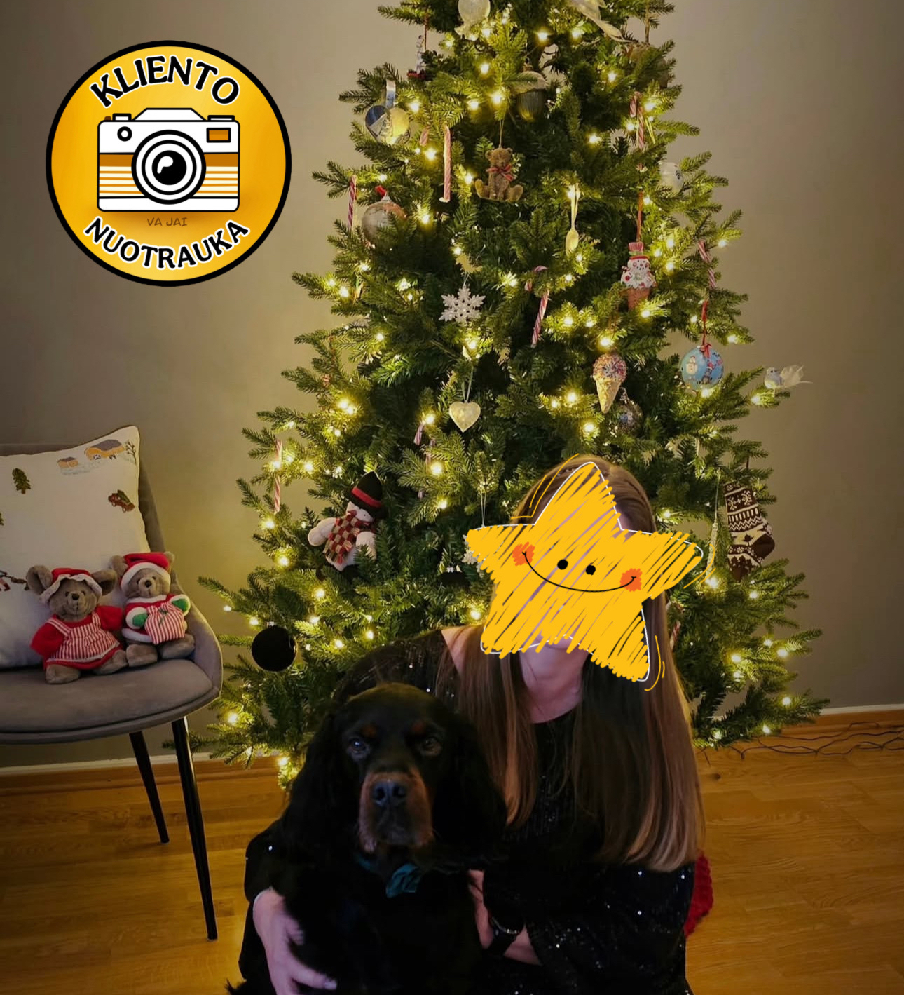 Dirbtinė eglutė su LED apšvietimu „Chamonix“ 250cm - Image 35