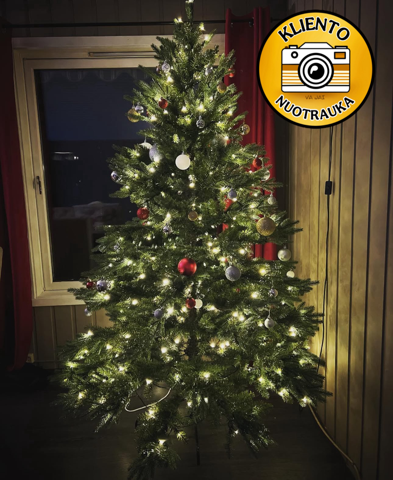 Dirbtinė eglutė su LED apšvietimu „Chamonix“ 250cm - Image 41