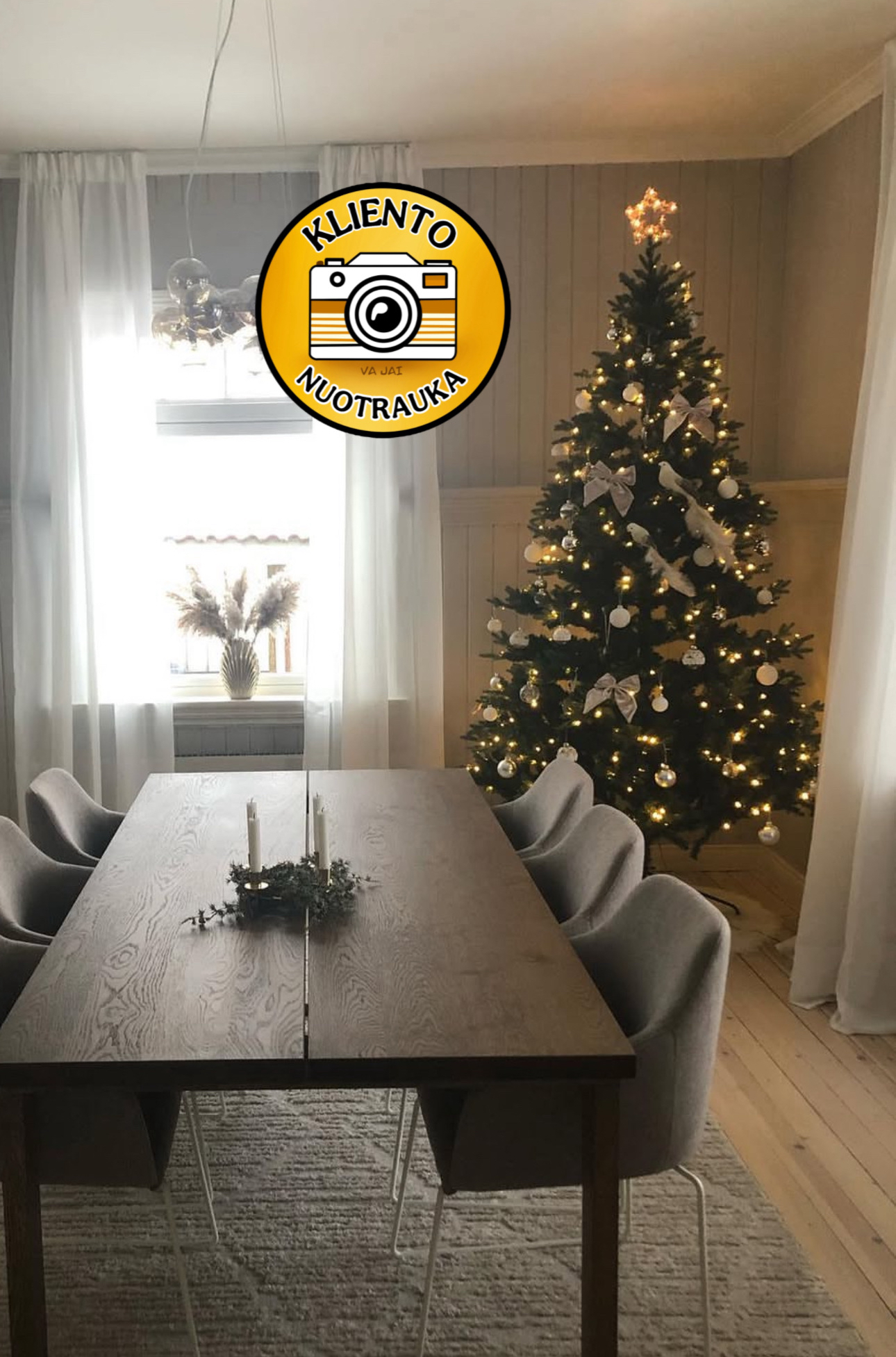 Dirbtinė eglutė su LED apšvietimu „Chamonix“ 250cm - Image 42