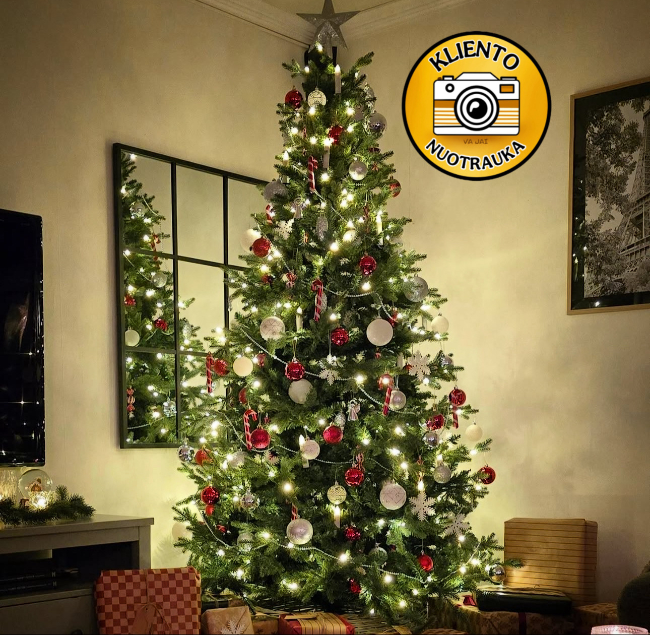 Dirbtinė eglutė su LED apšvietimu „Chamonix“ 250cm - Image 50