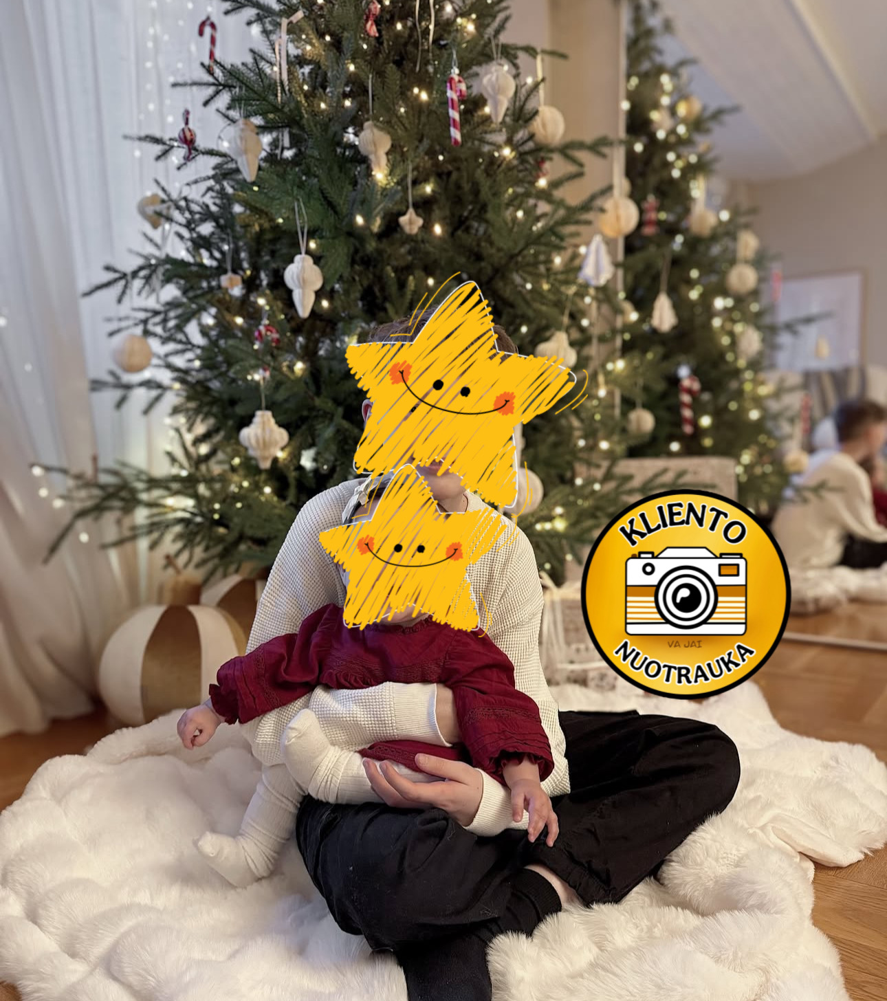 Dirbtinė eglutė su LED apšvietimu „Brekstad“ 210cm. - Image 2