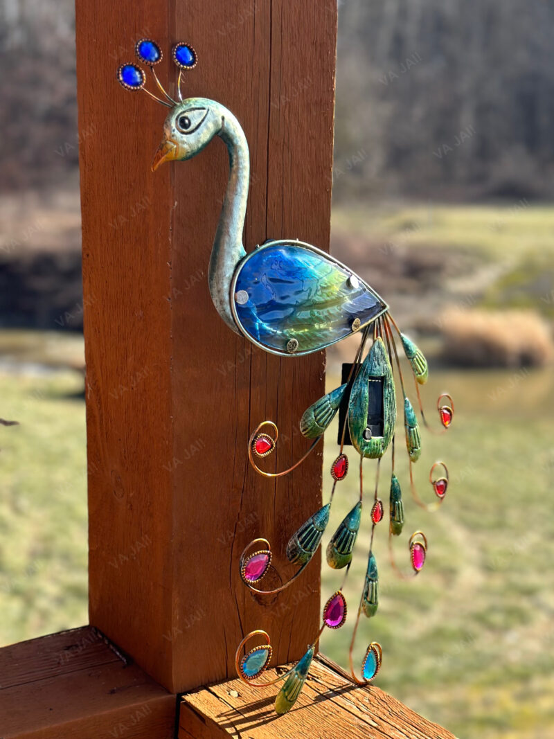 Pakabinama dekoratyvinė saulės lempa "Peacock" - Image 4