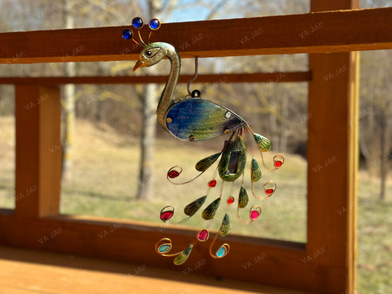 Pakabinama dekoratyvinė saulės lempa "Peacock" - Image 8