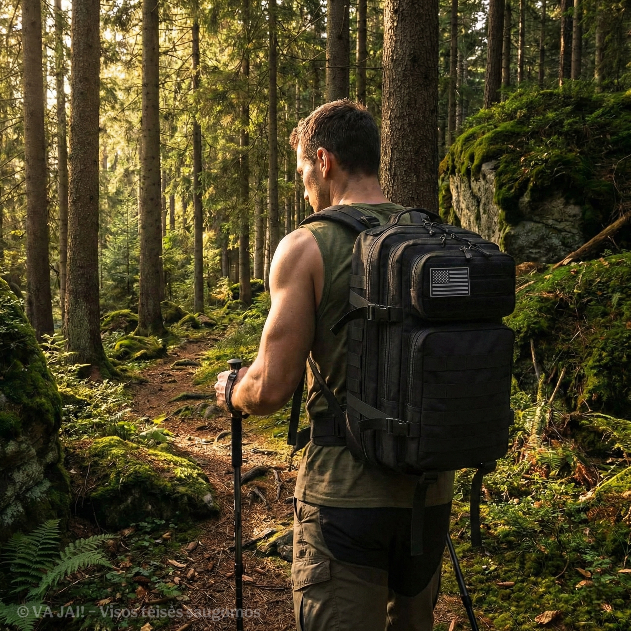 Taktinė - Turistinė kuprinė „Vengens“