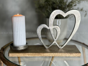 Dekoratyvinė žvakidė "HeartGlow"