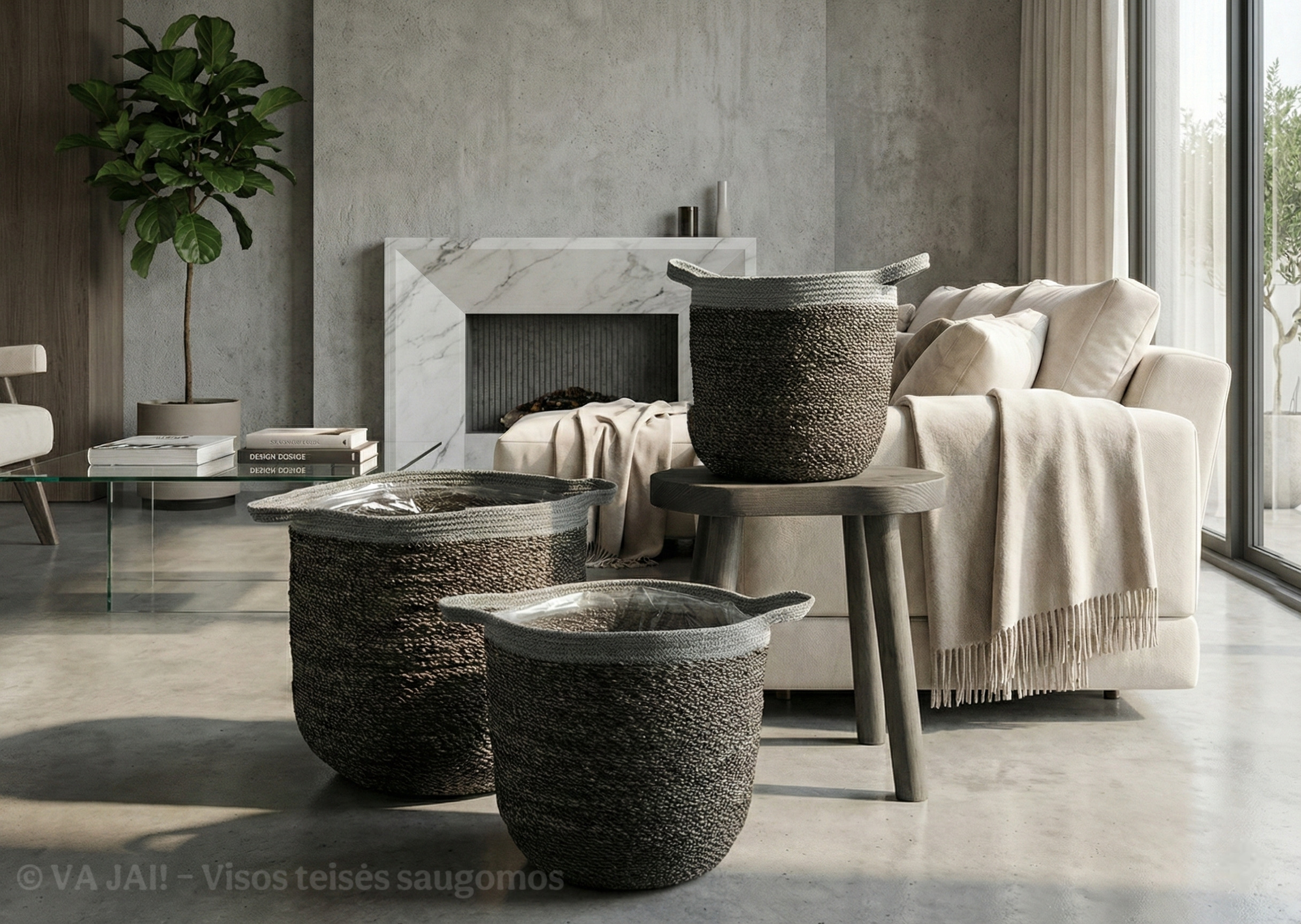 Vazonų - Krepšelių komplektas „Earthly“ - Image 3