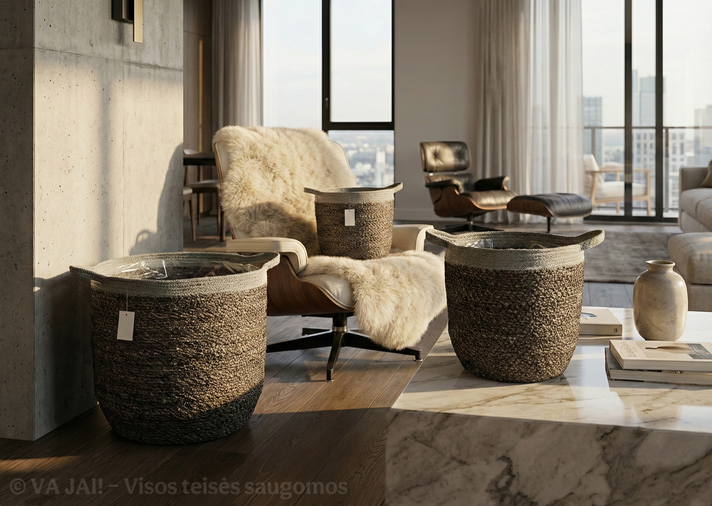 Vazonų - Krepšelių komplektas „Earthly“ - Image 5