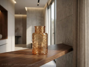 Stiklinė vaza „Nolavy“