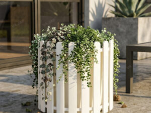 Plastikinis vazonas "Picket"