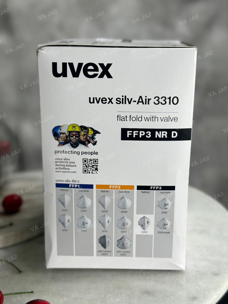 UVEX kaukės - respiratoriai su vožtuvu - Image 3