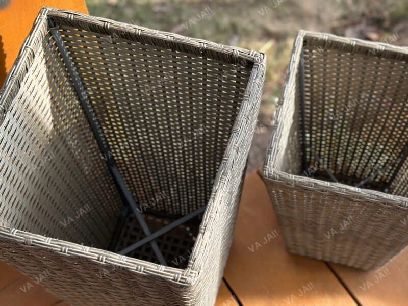 Lauko vazonų komplektas "Wicker" - Image 7