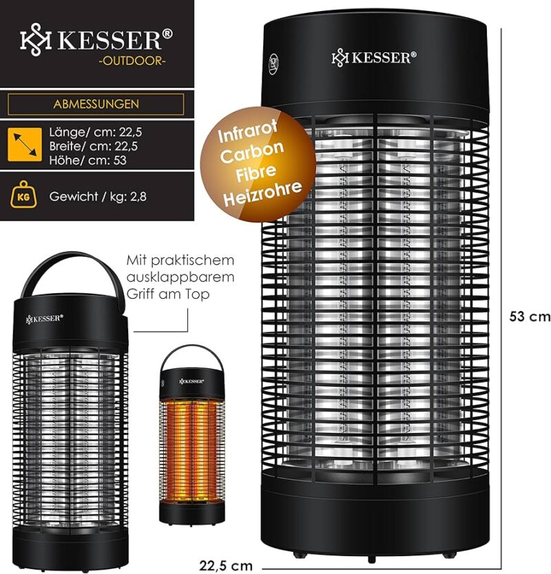 Infraraudonųjų spindulių šildytuvas "Kesser" - Image 10