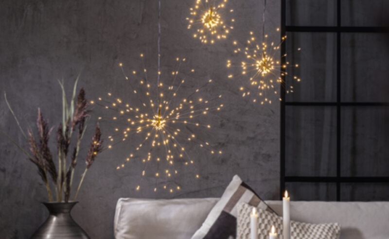Pakabinama LED dekoracija „Firework“