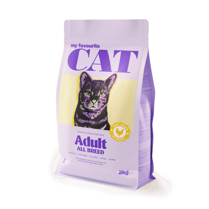 Visavertis sausas pašaras katėms „My Favourite CAT – Adult All Breed“, 6 kg
