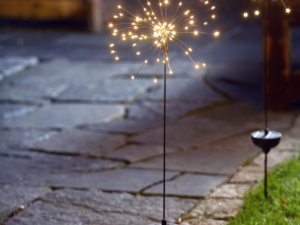 Dekoratyvinė saulės lempa „FireWork“