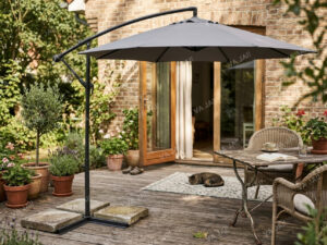 Šoninis lauko skėtis „Sandhamn Gray“