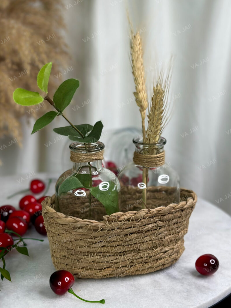 Vazų komplektas su krepšeliu - Image 5