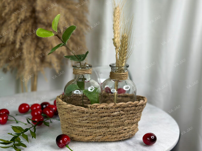 Vazų komplektas su krepšeliu - Image 6