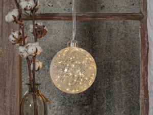 Stiklinis burbulas „Glow Snow“