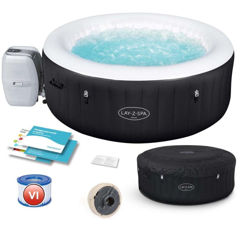 Bestway Lay-Z-Spa sūkurinis baseinas MIAMI 60001 - Image 9