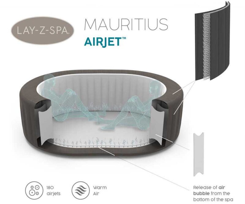 Bestway Lay-Z-Spa sūkurinis baseinas MAURITIUS 60067 - Image 15