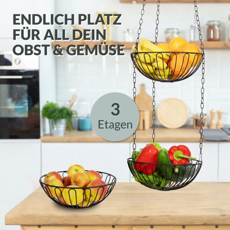 Pakabinamų krepšelių komplektas „Chefarone“ - Image 10