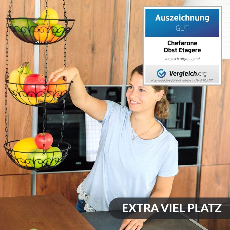 Pakabinamų krepšelių komplektas „Chefarone“ - Image 2