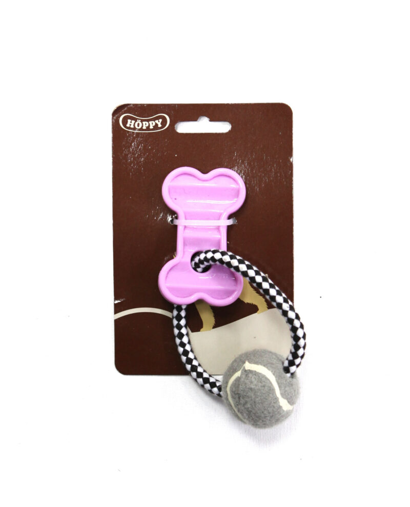 Žaislas šunims „Höppy Pink Bone“ - Image 2