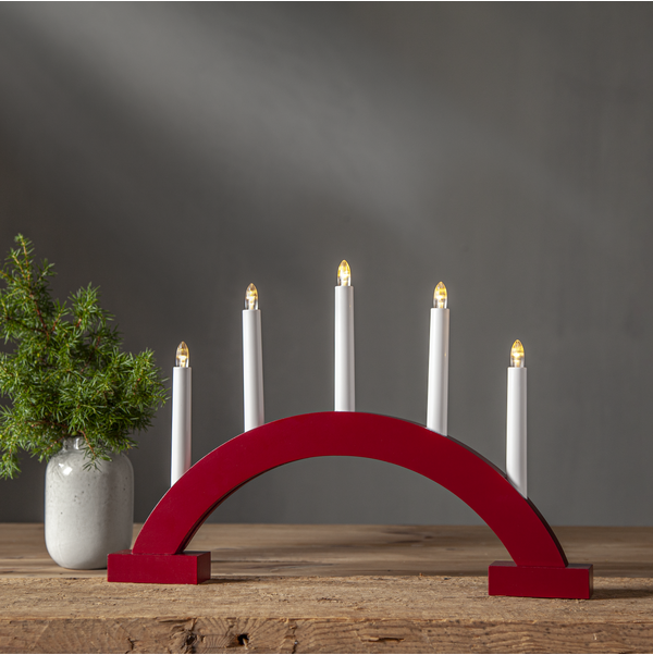 Medinė LED žvakidė „Abbe“