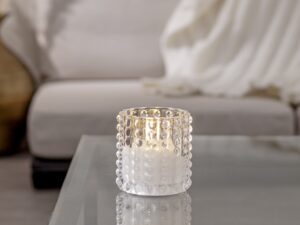 LED žvakė „Flamme Dotty“ 10cm
