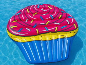 Pripučiamas plaustas „Cupcake“