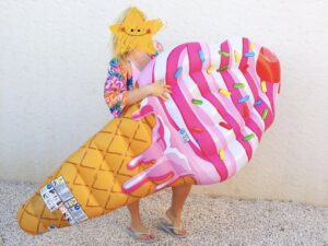 INTEX pripučiamas plaustas „Ice cream“