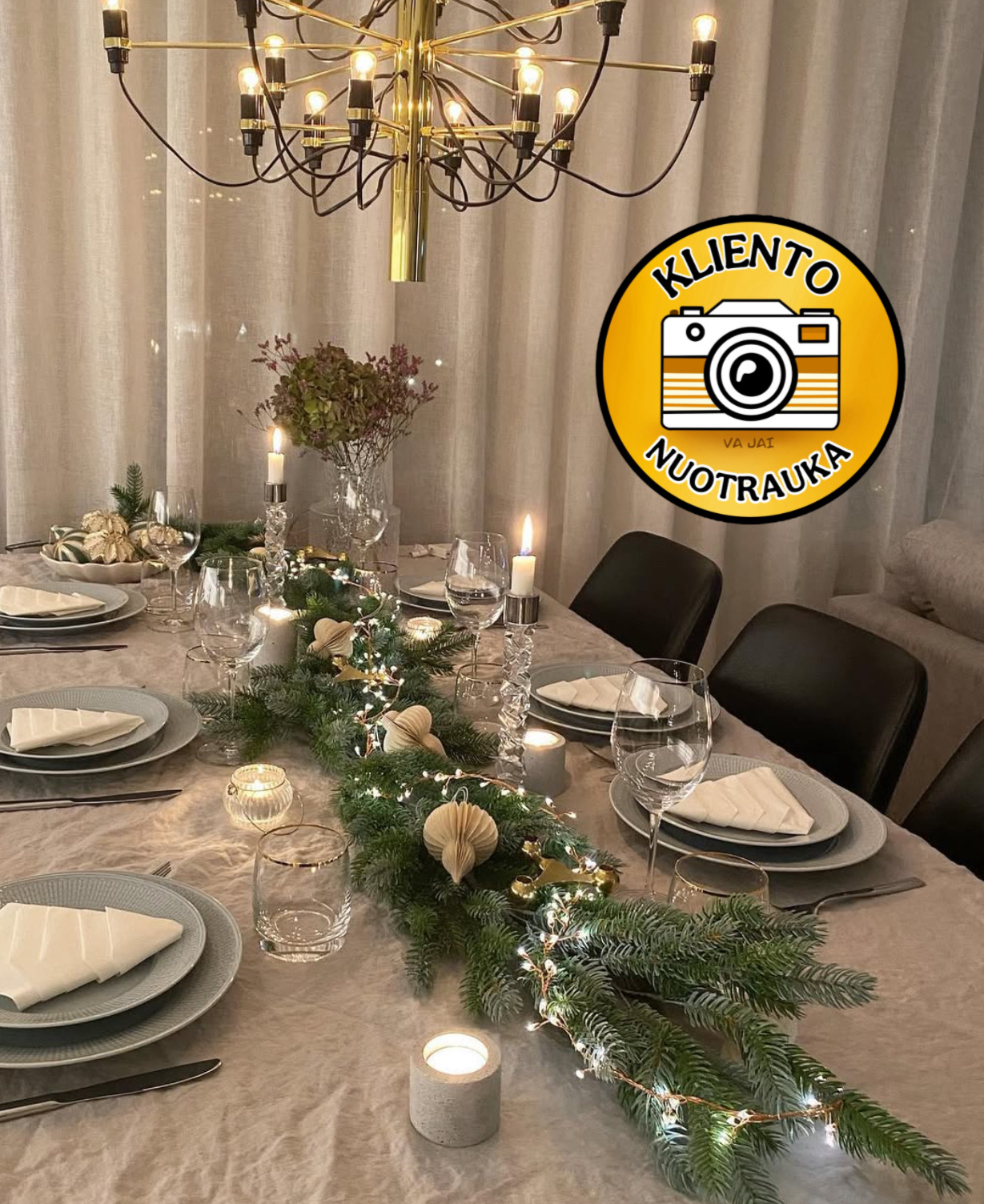 Eglės šakų girlianda „Lunda“ - Image 9