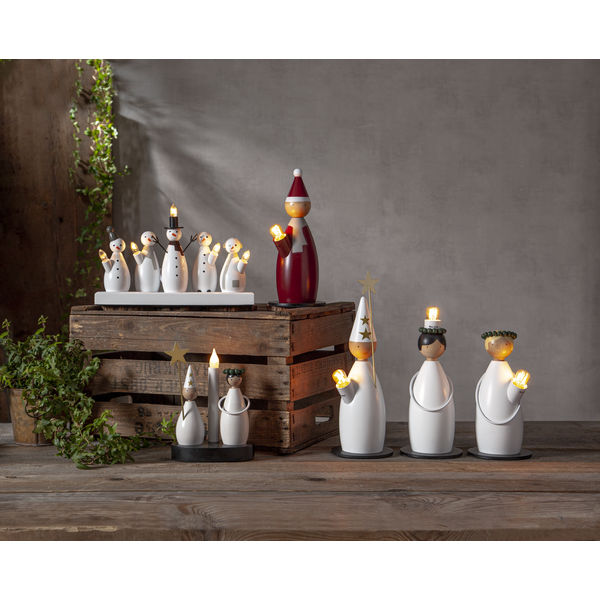 Medinė LED žvakidė „Lucia Classic“ - Image 6