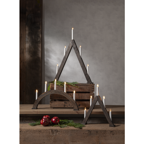 Medinė LED žvakidė „Albo“ - Image 5