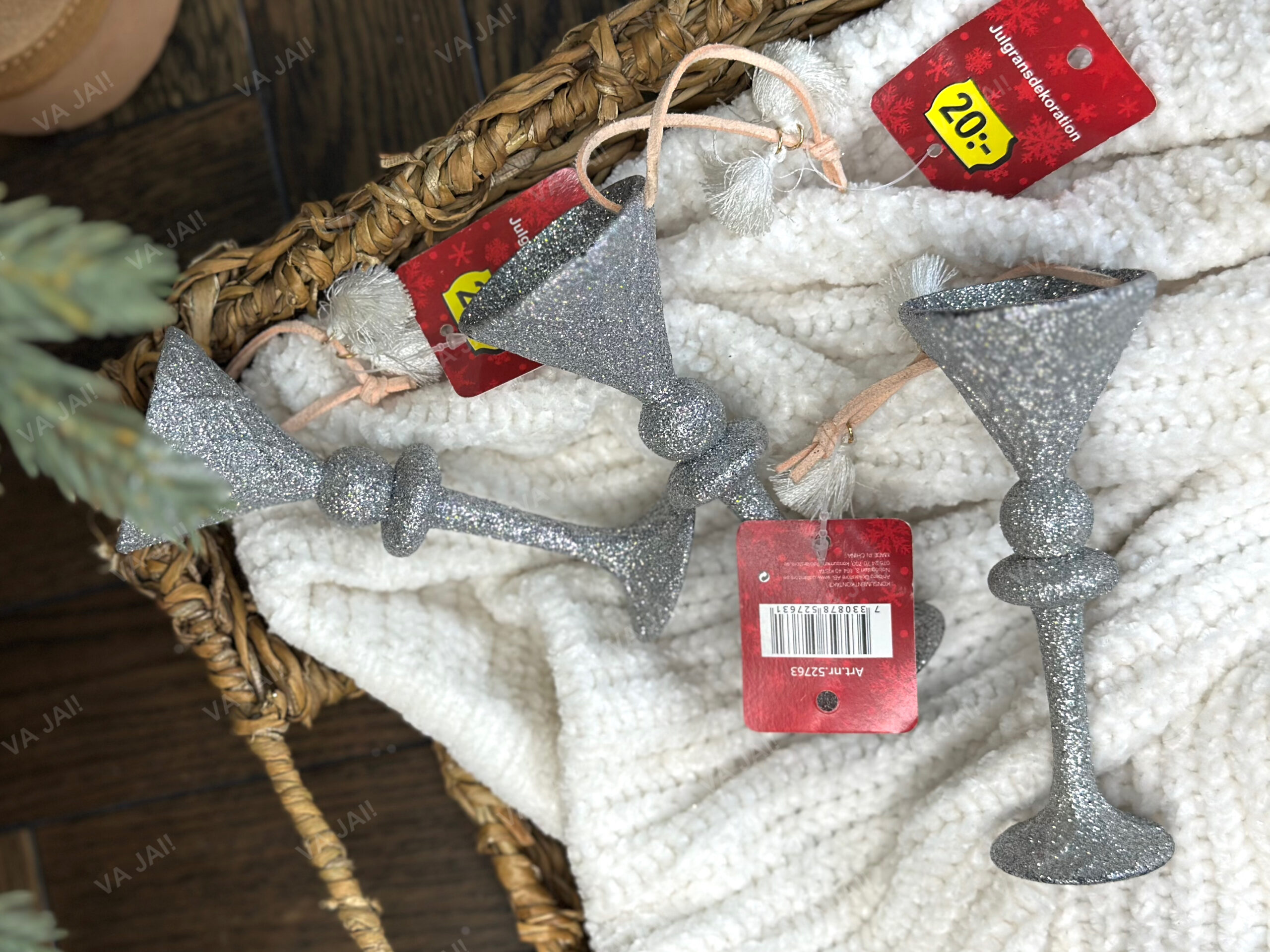 Eglutės žaisliukas „Sidabrinė taurė“ - Image 2