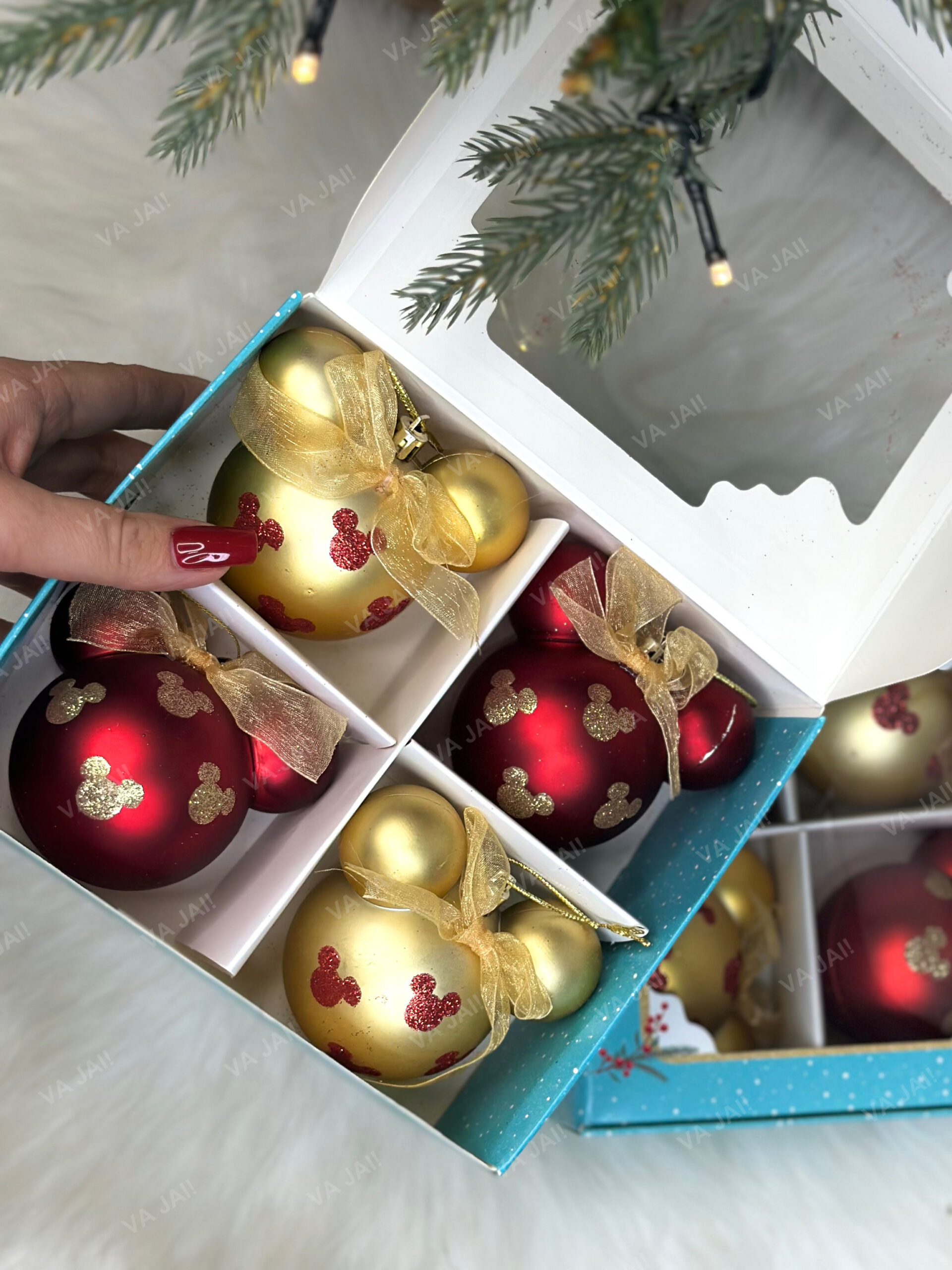 Eglutės žaisliukų komplektas „Mickey Mouse“