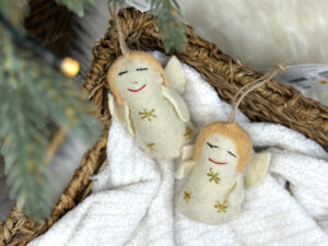 Veltinis eglutės žaisliukas „Angeliukas“